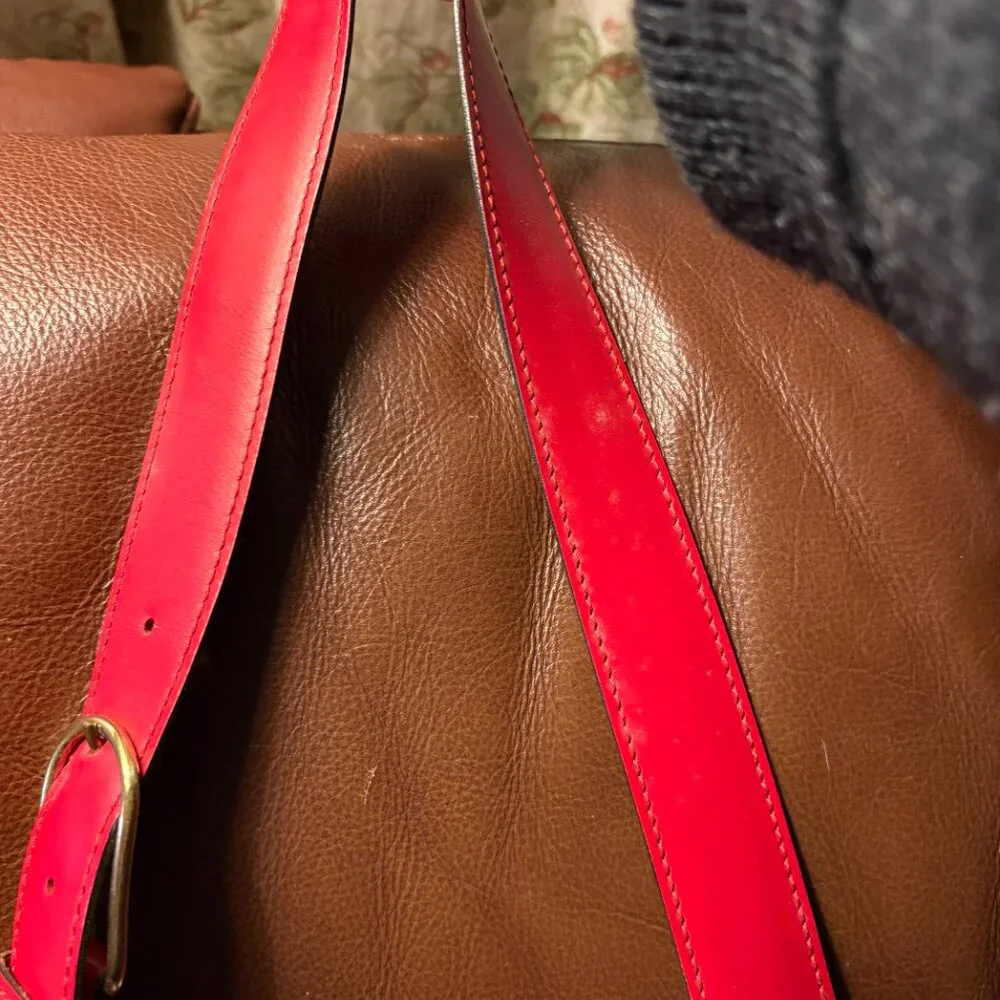 LOUIS VUITTON Epi Sac Depaule GM Shoulder Bag Red M80207 LV Auth 131025 - Picture 9 of 16